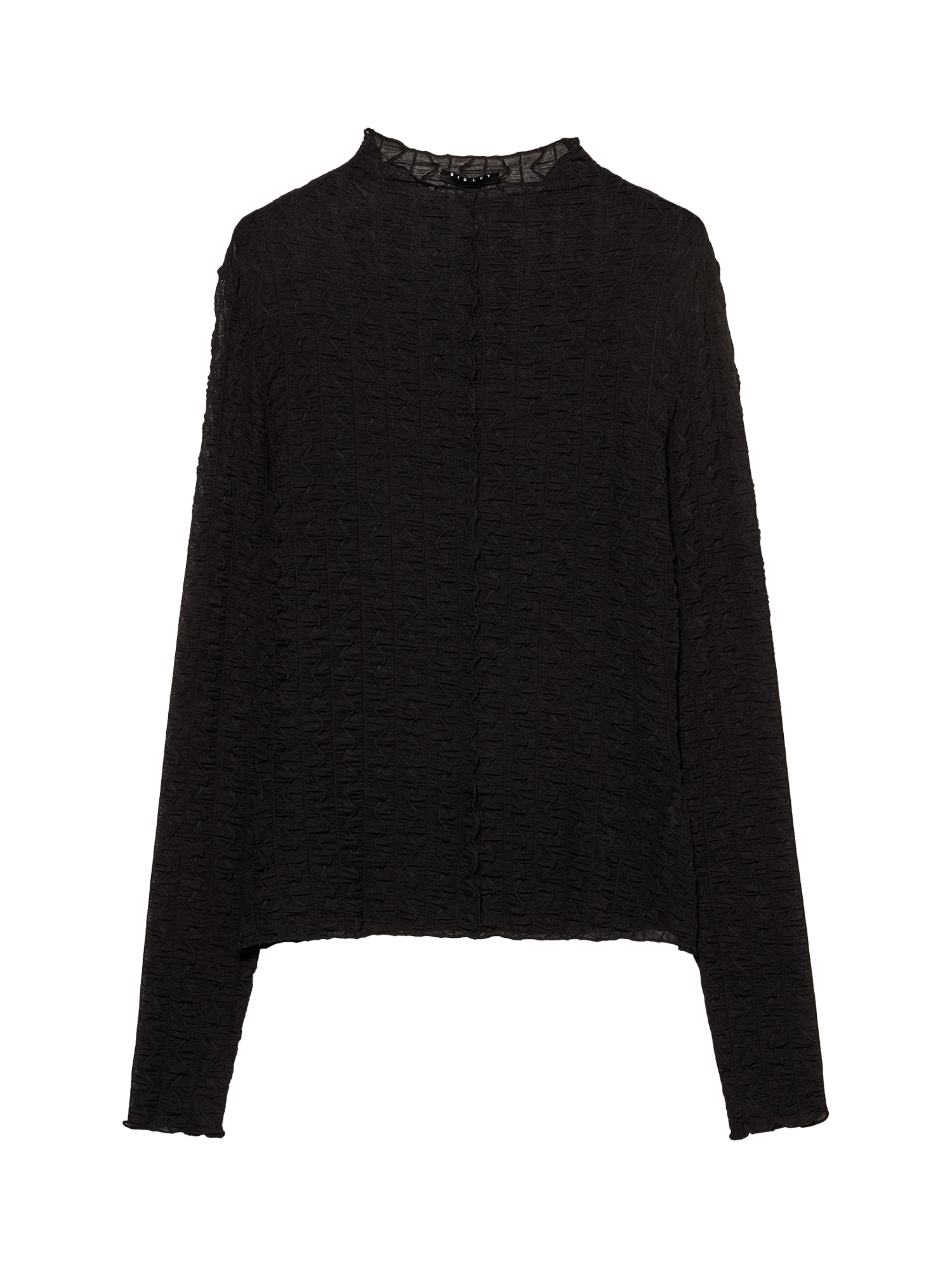 Product image 4 of 4, which shows SISLEY Opaque Stripe Jumper, Black, L