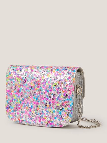Monsoon Kids' Mini Confetti Bag, Multi - view 2, Multi