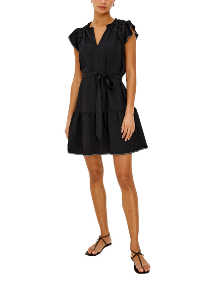 Rails Katia Poplin Mini Dress, Black - view 2, Black