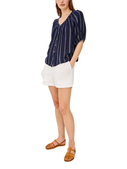 Rails Marina Stripe Linen Rich Shirt, Marina Stripe - view 2, Marina Stripe