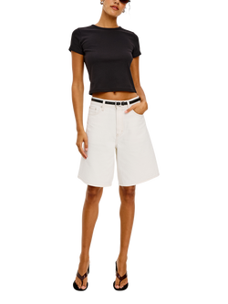 Rails Agoura Denim Shorts, Ecru, Ecru