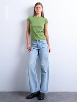 Topshop Everyday Crew Neck T-Shirt, Green