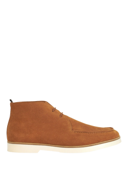 Dune London Citron Suede Chukka Boots, Brown, Brown