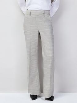 Ro&Zo Namuna Dogtooth Trousers, Natural, Natural