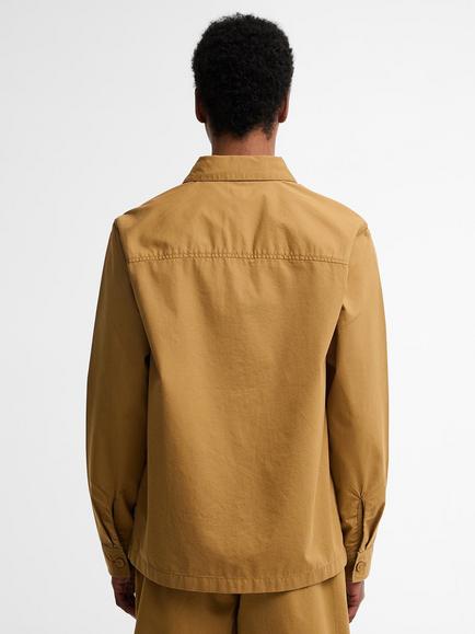 Barbour Sherburn Cotton Regular Fit Shirt, Camel - view 2, Camel