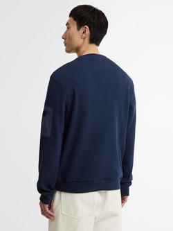 Barbour International Bewley Sweatshirt, Oxford Navy - view 2, Oxford Navy