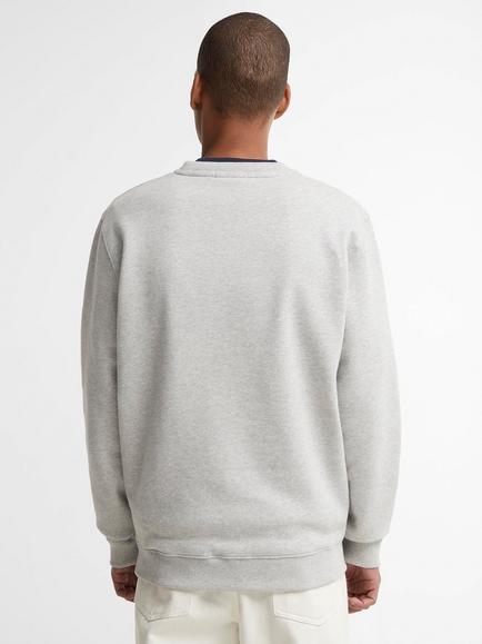 Barbour x Mul Cotton Sweatshirt, Grey Marl - view 2, Grey Marl