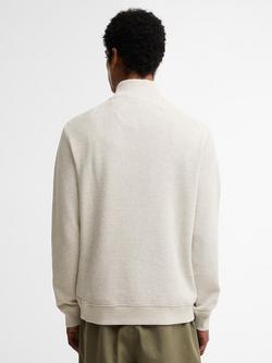 Barbour Ravensworth Half-Zip Sweatshirt, Ecru Marl - view 2, Ecru Marl