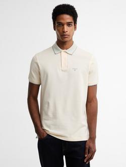 Barbour Denwick Polo Shirt, Whisper White, Whisper White