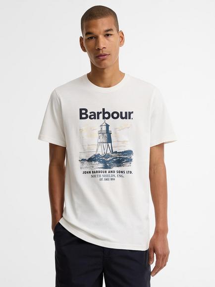 Barbour Harbourside Graphic T-Shirt, Whisper White, Whisper White