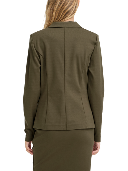 ICHI Kate Single Button Blazer - view 2, Kalamata