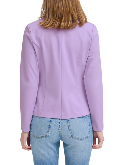 ICHI Kate Single Button Blazer, Purple Rose - view 2, Purple Rose
