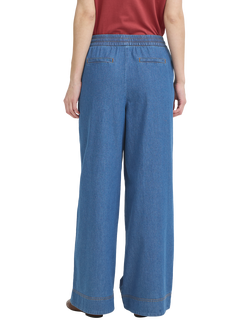 ICHI Archer Wide Leg Jeans, Medium Blue - view 2, Medium Blue