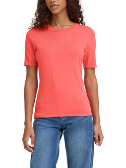 ICHI Luls Short Sleeve Jumper, Teaberry, Teaberry