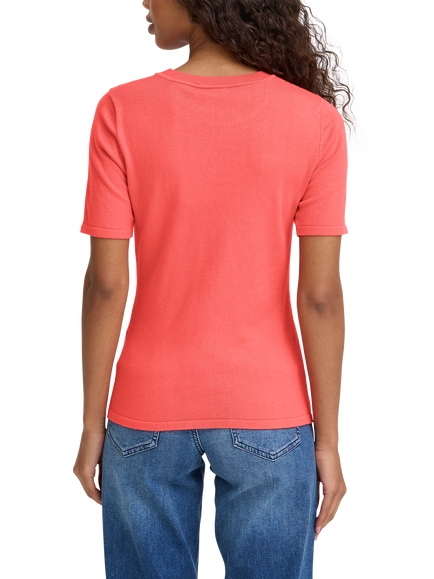 ICHI Luls Short Sleeve Jumper, Teaberry - view 2, Teaberry