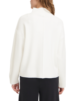 ICHI Ballia Funnel Neck Jumper, Cloud Dancer - view 2, Cloud Dancer