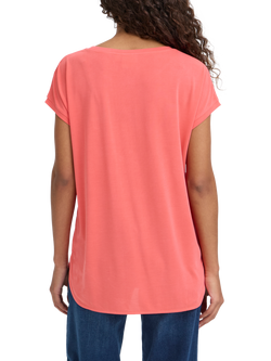 ICHI Like Round Neck T-Shirt - view 2, Teaberry