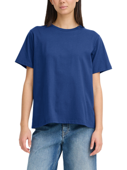 ICHI Palmer Loose Fit T-Shirt, Blueprint