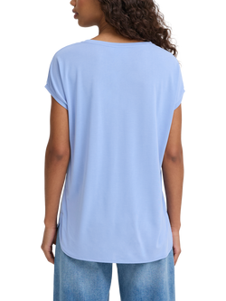 ICHI Like Round Neck T-Shirt - view 2, Bel Air Blue
