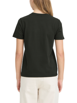 ICHI Nynna Bow Embellished T-Shirt, Black - view 2, Black