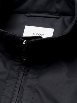 Eton Lightweight High Neck Wind Gilet, Navy Blue - view 2, Navy Blue