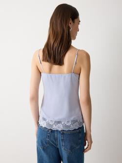 Jigsaw Lace Trim Camisole - view 2, Iris Whisper
