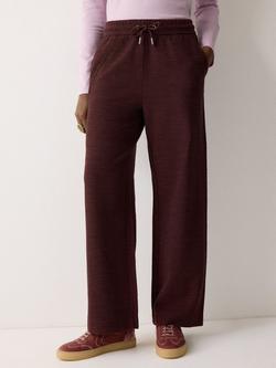 Jigsaw Textured Slub Joggers, Purple, Purple