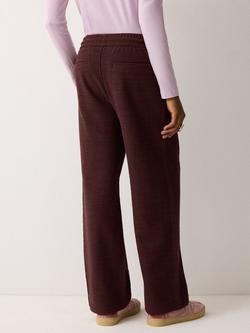 Jigsaw Textured Slub Joggers, Purple - view 2, Purple