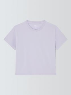 Colorful Standard Women's Organic Boxy Cropped T-Shirt, Soft Lavender