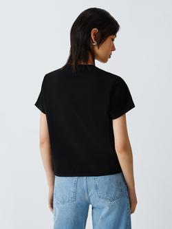 Colorful Standard Women's Organic Boxy Cropped T-Shirt - view 2, Deep Black
