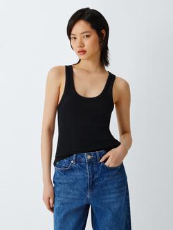 Colorful Standard Ribbed Tank Top, Navy