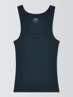 Colorful Standard Ribbed Tank Top, Navy