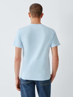 Colorful Standard Regular Fit Short Sleeve Cotton T-Shirt - view 2, Polar Blue