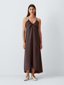 John Lewis Camisole Maxi Dress, Chocolate, Chocolate