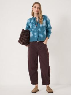 HUSH Florrie Abstract Cardigan, Blue - view 2, Blue