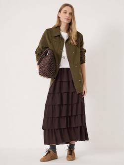 HUSH Jayda Utility Jacket, Olive - view 2, Olive