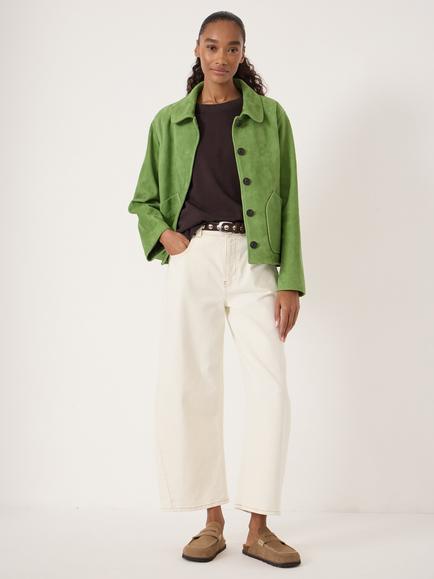 HUSH Shaw Pure Suede Jacket - view 2, Lime