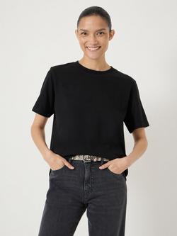 HUSH Rosie Regular Fit T-Shirt, Black, Black