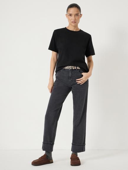 HUSH Rosie Regular Fit T-Shirt, Black - view 2, Black