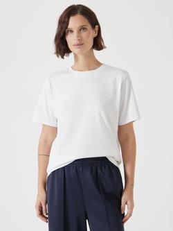 HUSH Rosie Crew Neck T-Shirt, White, White