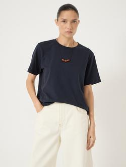 HUSH Rosie Regular Fit T-Shirt, Midnight, Midnight