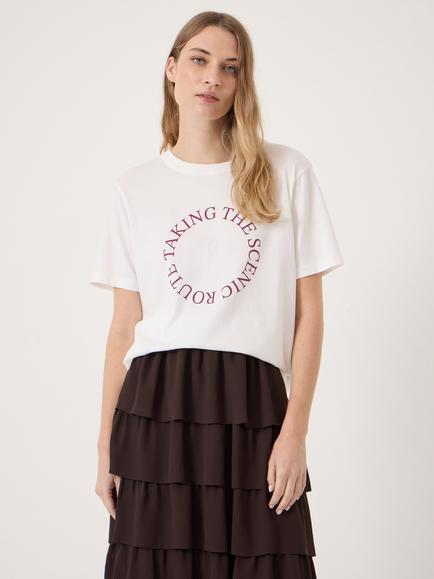 HUSH Scenic Route Graphic T-Shirt, White, White