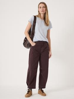 HUSH Crew Neck Slim Fit T-Shirt, Light Blue - view 2, Light Blue