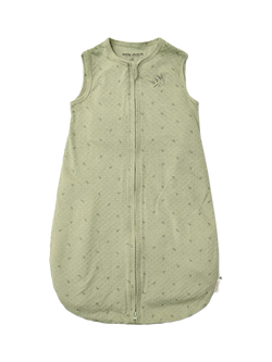 Little Dutch Baby Leaf Print Sleeping Bag, 0.5 Tog, Pure Sage, Pure Sage