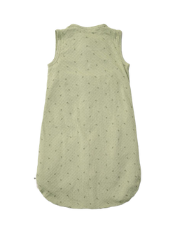 Little Dutch Baby Leaf Print Sleeping Bag, 0.5 Tog, Pure Sage - view 2, Pure Sage