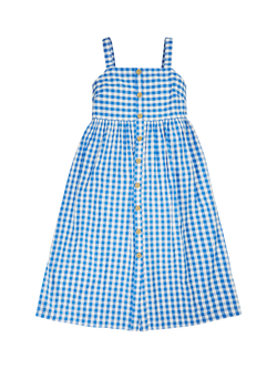 Frugi Grown Ups Sammy Strappy Sundress, Cobalt, Cobalt