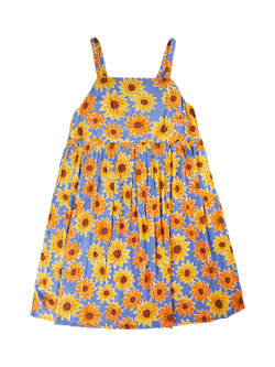 Frugi Grown Ups Sophie Sleeveless Sundress, Sunflowers, Sunflowers