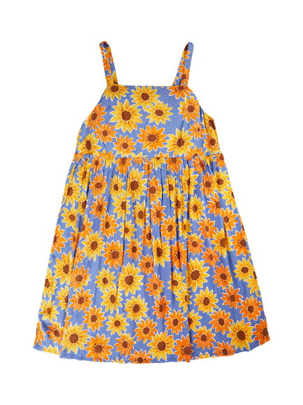 Frugi Grown Ups Sophie Sleeveless Sundress, Sunflowers, Sunflowers