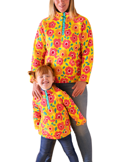 Frugi Grown Up Snuggle Fleece, Multi - view 2, Multi