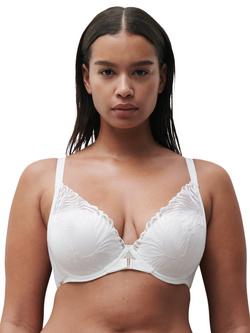 Chantelle Legend Plunge Bra, Milk, Milk
